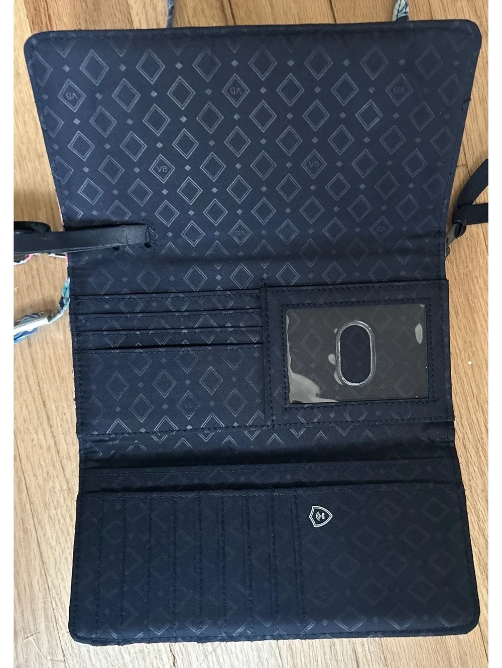 Vera Bradley Quilted RFID All-in-One Crossbody Wallet Purse